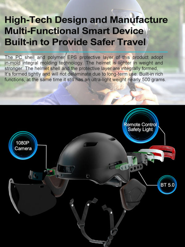 BackBone Smart Bike Helmet